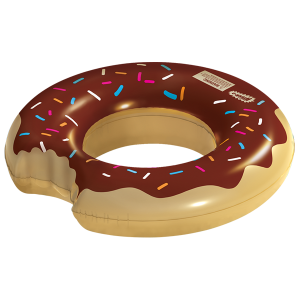 Chocolate-Donut-Tube-Pool-Float
